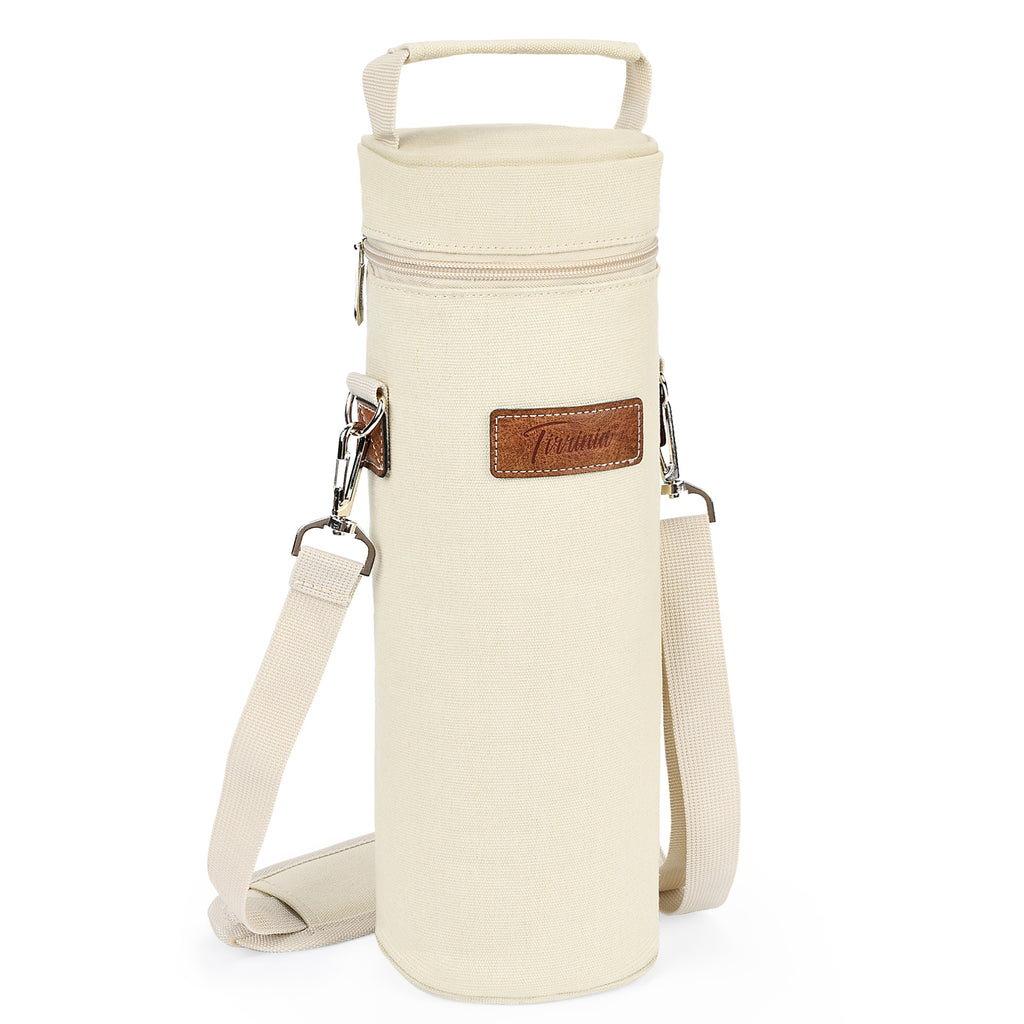Tirrinia Single Portable Wine Tote Bag for BYOB Restaurants - Home and Garden product photo
