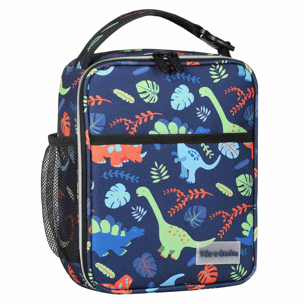 Tirrinia Kid's Blue Dino Lunch Bag - product photo