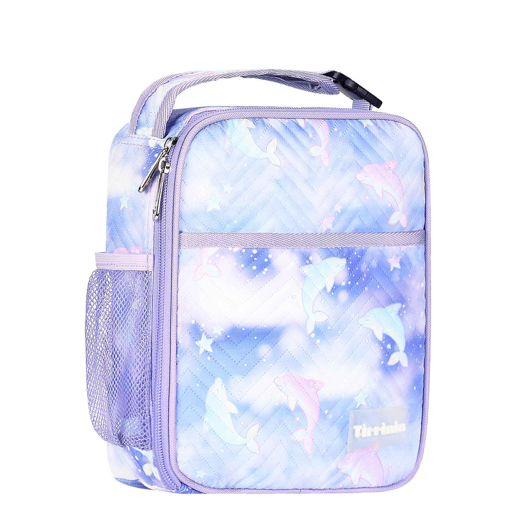 Tirrinia Kids' Purple Dolphin Lunch Bag - Home and Garden product photo