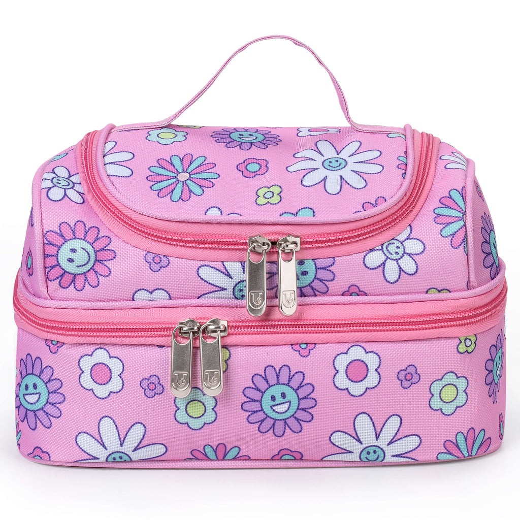 Tirrinia Kids Insulated Lunch Bag – Leak-Proof Double Decker Cooler Tote