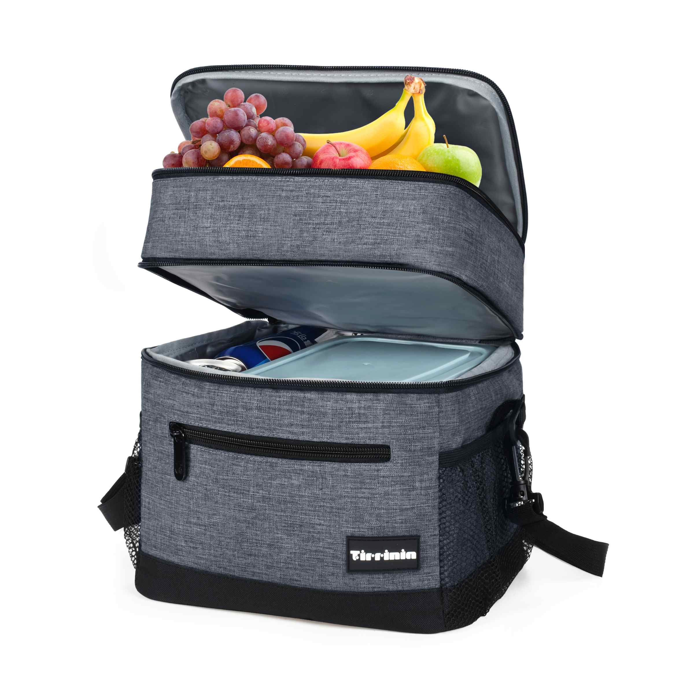 Tirrinia Large Double-Layer Insulated Lunch Bag