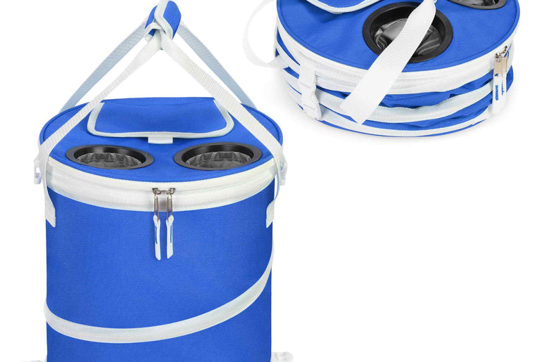Tirrinia Collapsible Pop-Up Cylinder Cooler Bag