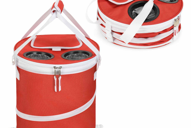Tirrinia Collapsible Pop-Up Cylinder Cooler Bag