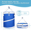 Tirrinia Collapsible Pop-Up Cylinder Cooler Bag back view