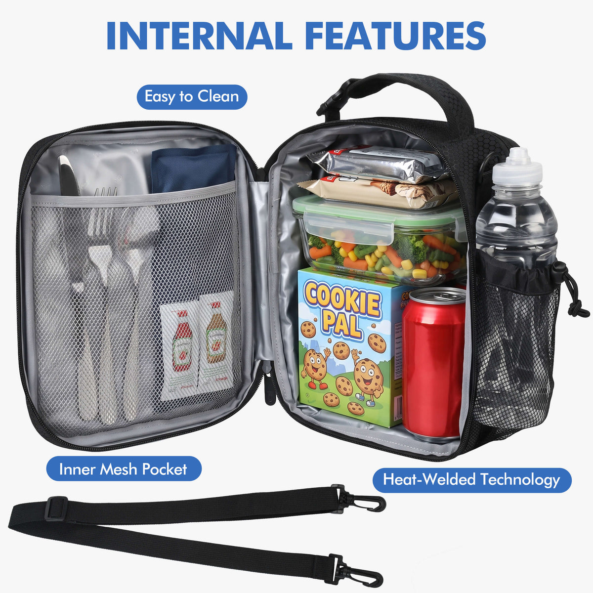 Tirrinia Expanded Insulated Cooler — 6.5L to 9.5L, Leakproof, 4 Ways to Carry