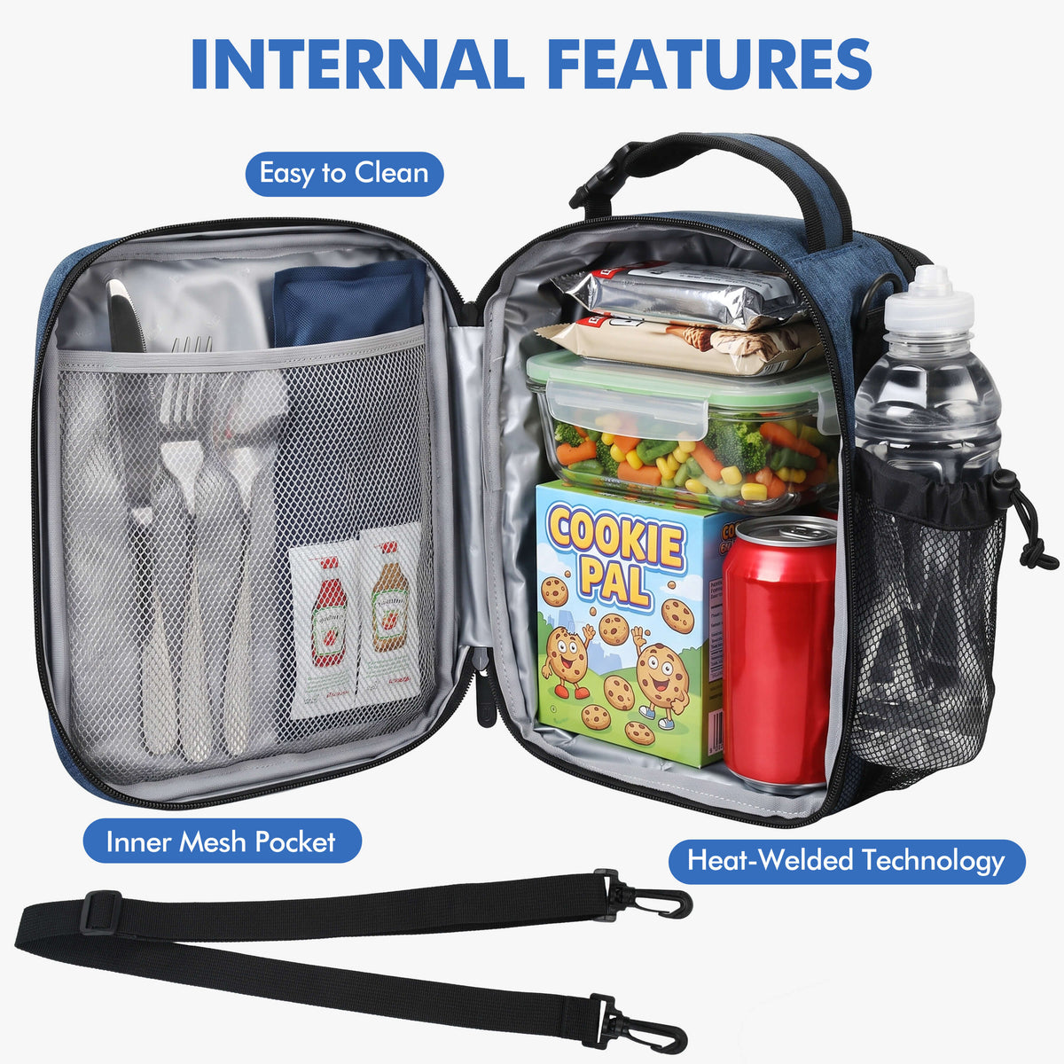 Tirrinia Expanded Insulated Cooler — 6.5L to 9.5L, Leakproof, 4 Ways to Carry