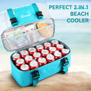 Tirrinia Mesh Beach Bag with Cooler Compartment, Extra Large Totes for Beach  Travel, Functional Fashion Beach Bag for Women