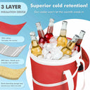 Tirrinia Collapsible Pop-Up Cylinder Cooler Bag product image 6