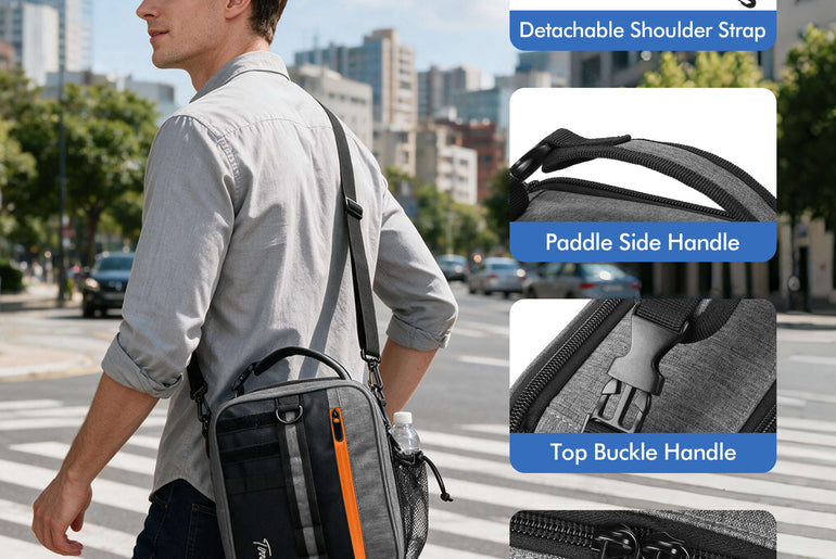 Tirrinia Expanded Insulated Cooler — 6.5L to 9.5L, Leakproof, 4 Ways to Carry