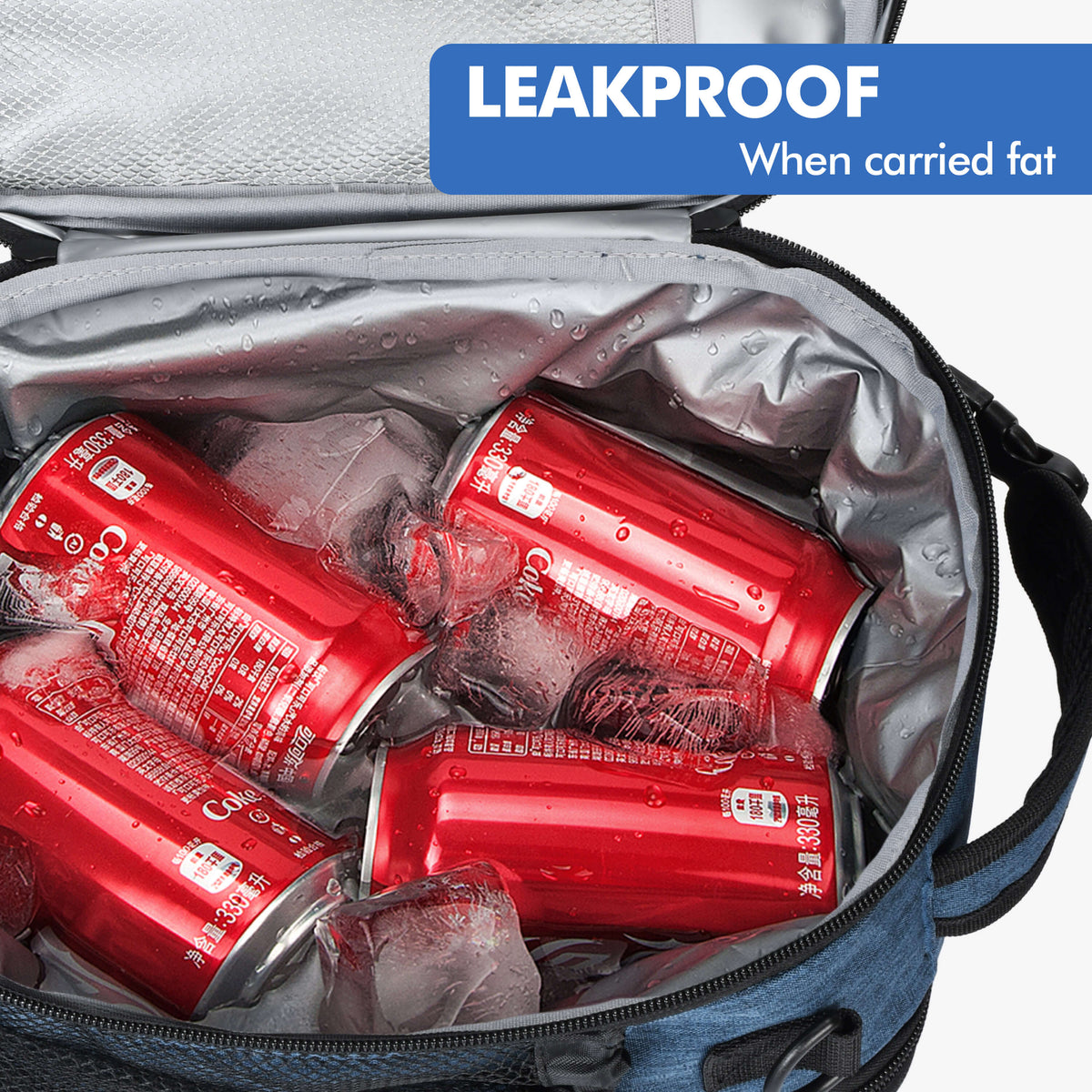 Tirrinia Expanded Insulated Cooler — 6.5L to 9.5L, Leakproof, 4 Ways to Carry