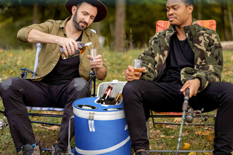 Tirrinia Collapsible Pop-Up Cylinder Cooler Bag