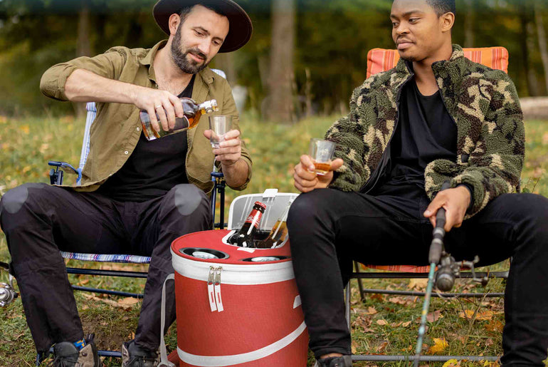 Tirrinia Collapsible Pop-Up Cylinder Cooler Bag