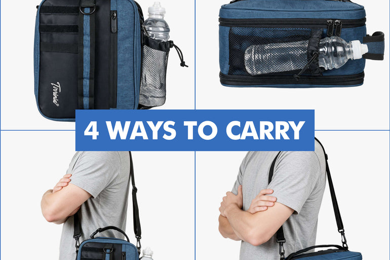Tirrinia Expanded Insulated Cooler — 6.5L to 9.5L, Leakproof, 4 Ways to Carry