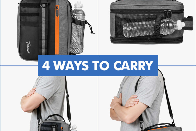 Tirrinia Expanded Insulated Cooler — 6.5L to 9.5L, Leakproof, 4 Ways to Carry