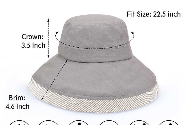 Tirrinia Bucket Hats front view