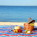Quality Large Picnic Blanket 70" X 80" with USA Pattern Design
