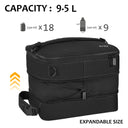 Tirrinia Expandable Insulated Lunch Cooler Bag Patchwork Color size chart