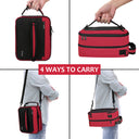 Tirrinia Expandable Insulated Lunch Cooler Bag Patchwork Color