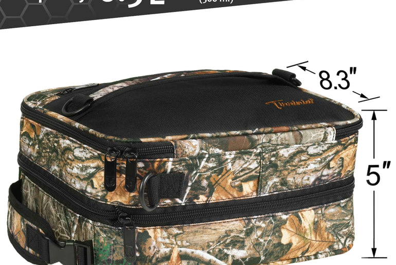 Tirrinia Expandable Insulated Lunch Cooler Bag Patchwork Color size chart