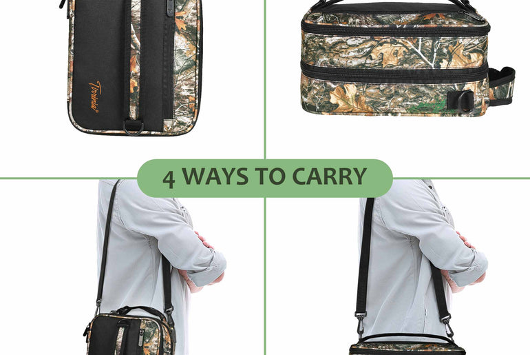 Tirrinia Expandable Insulated Lunch Cooler Bag Patchwork Color