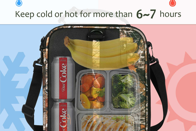 Tirrinia Expandable Insulated Lunch Cooler Bag Patchwork Color product image 21
