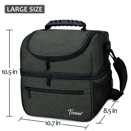 Tirrinia Extra Large Adult Insulated Lunch Bag
