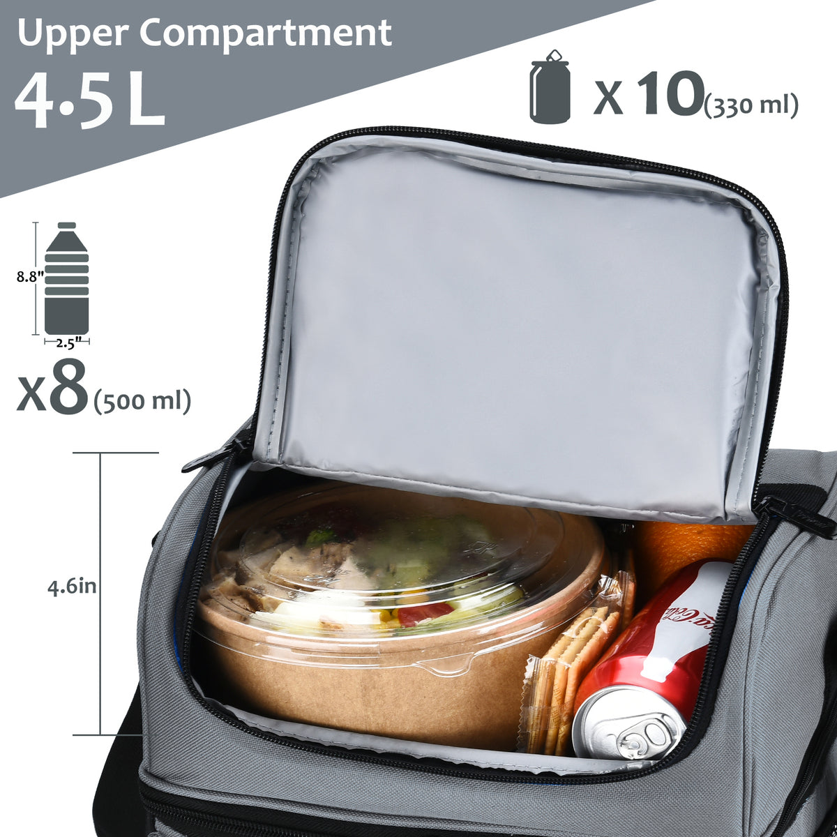 Tirrinia Extra Large Adult Insulated Lunch Bag