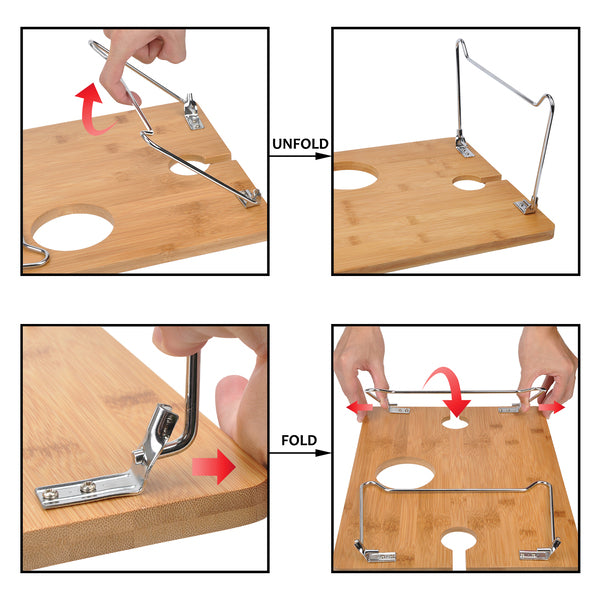 Tirrinia Folding Wooden Picnic Table for Outdoor product image 8