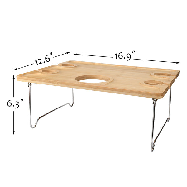 Tirrinia Folding Wooden Picnic Table for Outdoor size chart