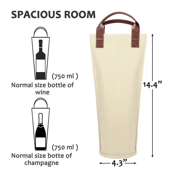 Tirrinia Single Bottle Wine Cooler Carrier for Wedding