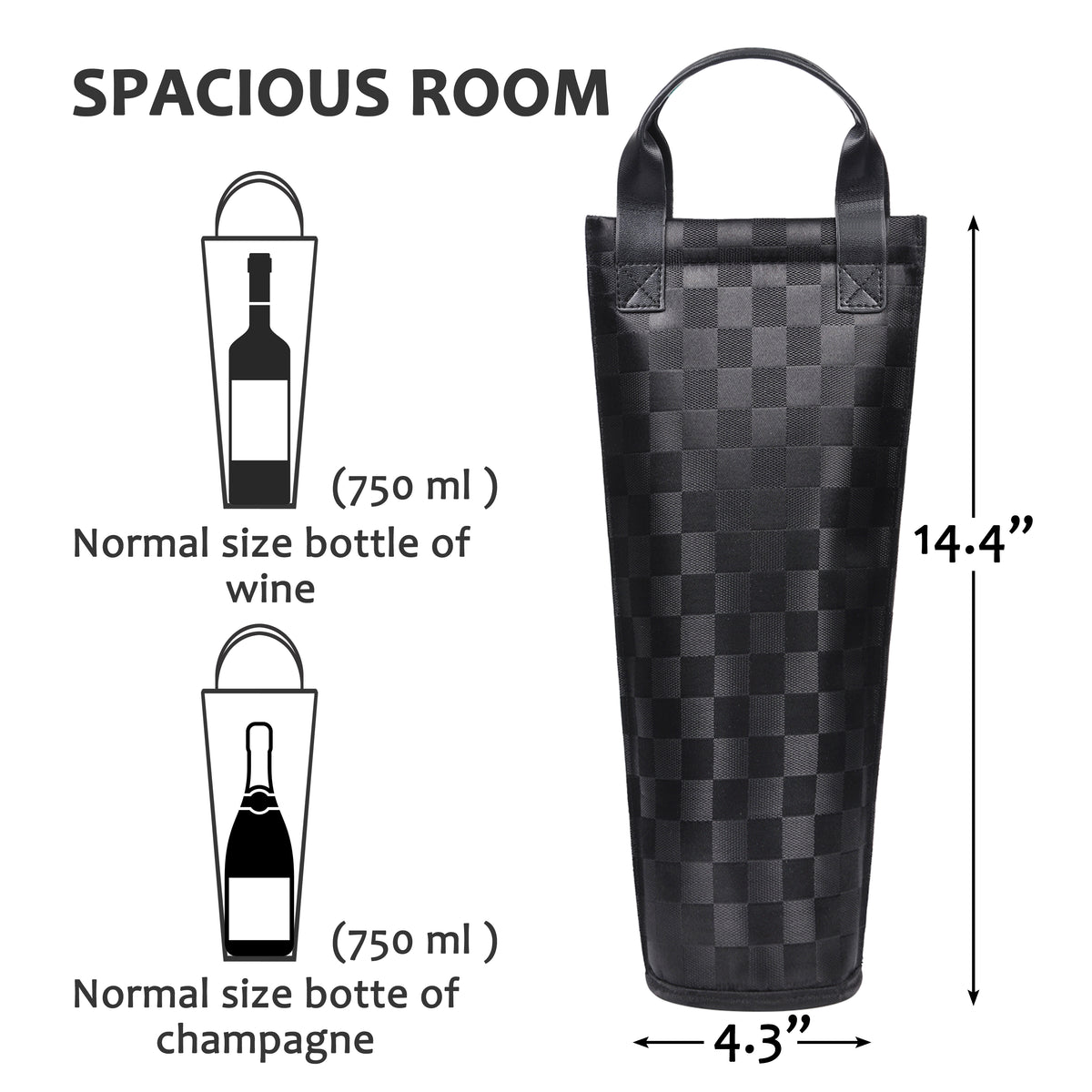 Tirrinia Single Bottle Wine Cooler Carrier for Wedding