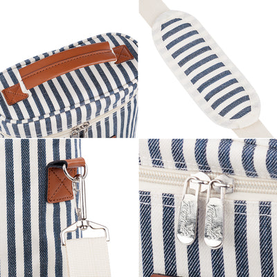 Tirrinia 2 Bottle Wine Carrier for Picnic
