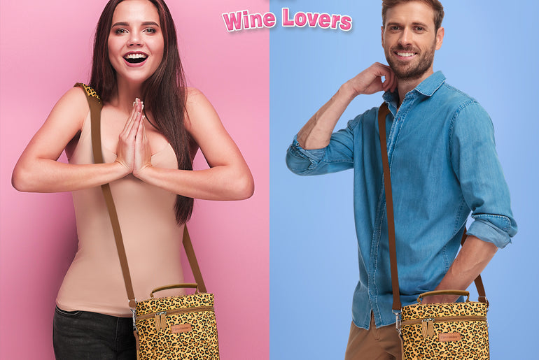 Tirrinia 2 Bottle Insulated Wine Glass Gift Bag