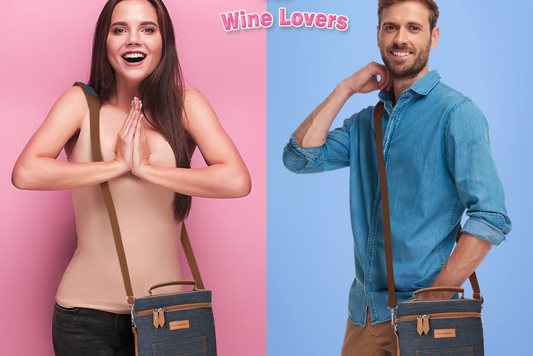 Tirrinia 2 Bottle Insulated Wine Glass Gift Bag
