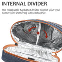 Tirrinia 2 Bottle Insulated Wine Glass Gift Bag