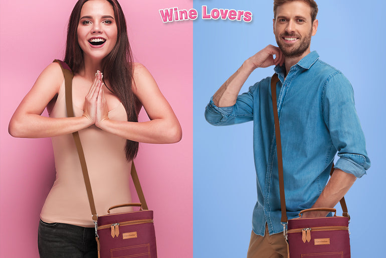 Tirrinia 2 Bottle Insulated Wine Glass Gift Bag
