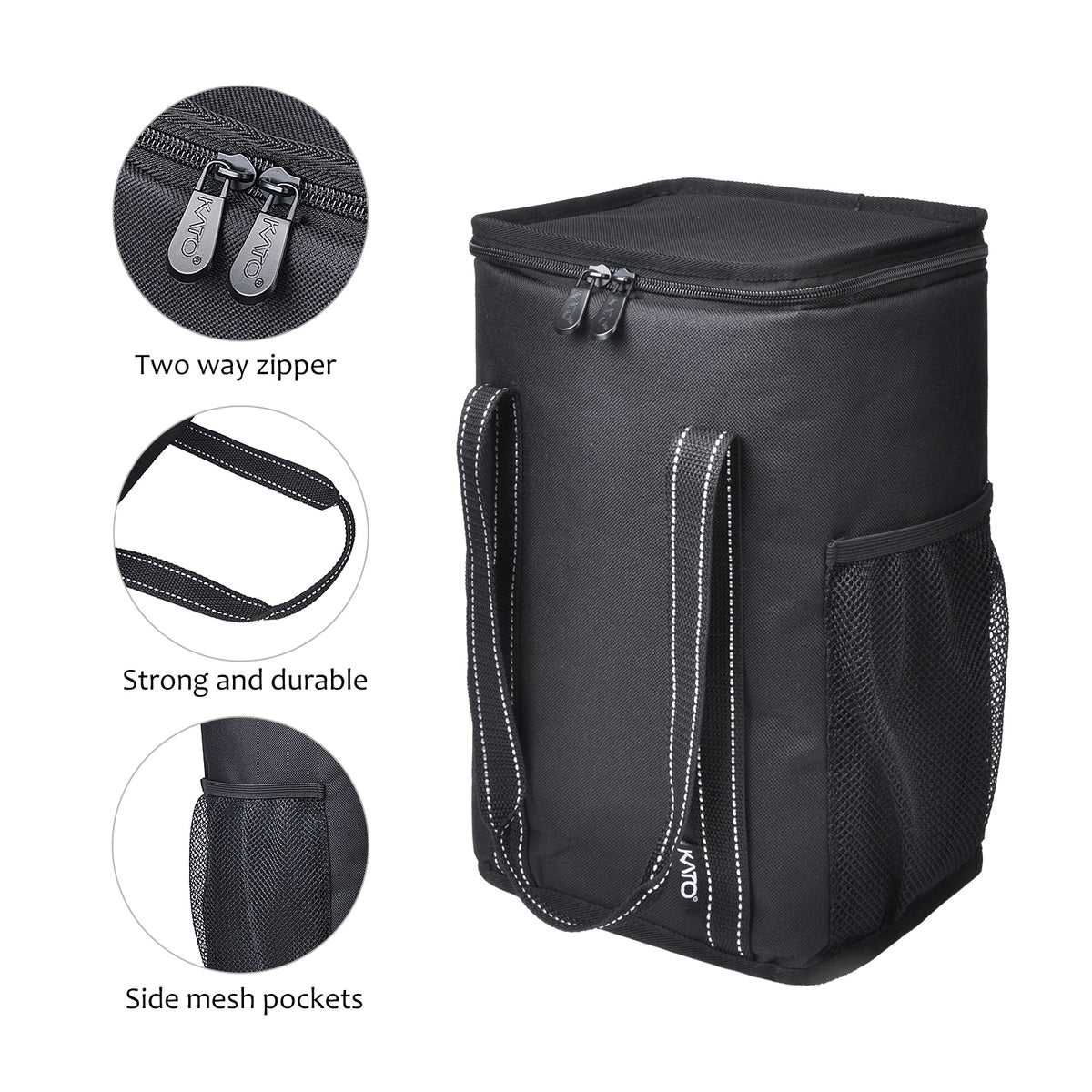 Kato by Tirrinia 4 Bottle Insulated Wine Carrier Bag