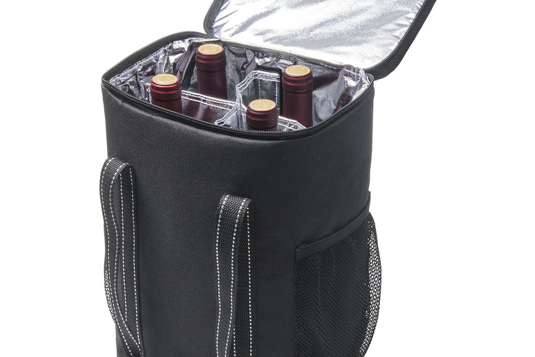 Kato by Tirrinia 4 Bottle Insulated Wine Carrier Bag