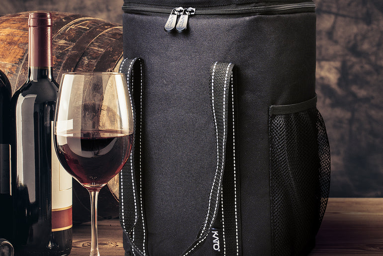 Kato by Tirrinia 4 Bottle Insulated Wine Carrier Bag