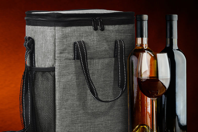Kato by Tirrinia 6 Bottle Wine Cooler Bag for Wine Tasting