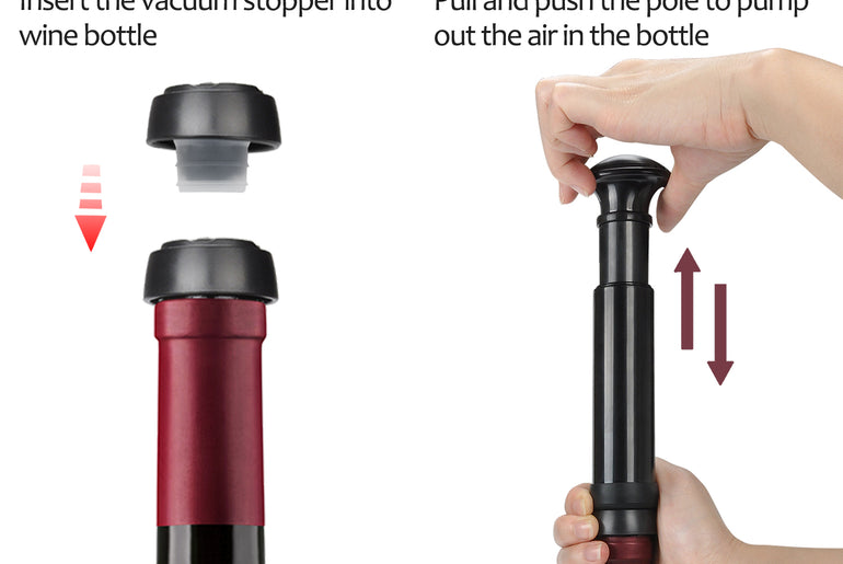 Kato by Tirrinia 6pcs Air Pressure Wine Opener for Family Party