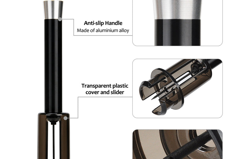 Kato by Tirrinia 6pcs Air Pressure Wine Opener for Family Party