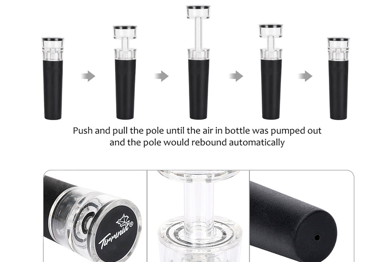 Kato by Tirrinia 6pcs Air Pressure Wine Opener for Family Party