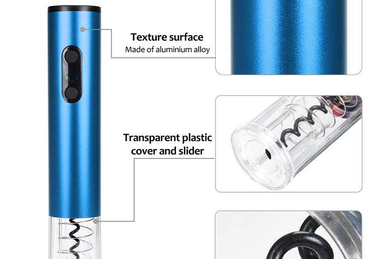 Kato by Tirrinia 6pcs Air Pressure Wine Opener for Family Party