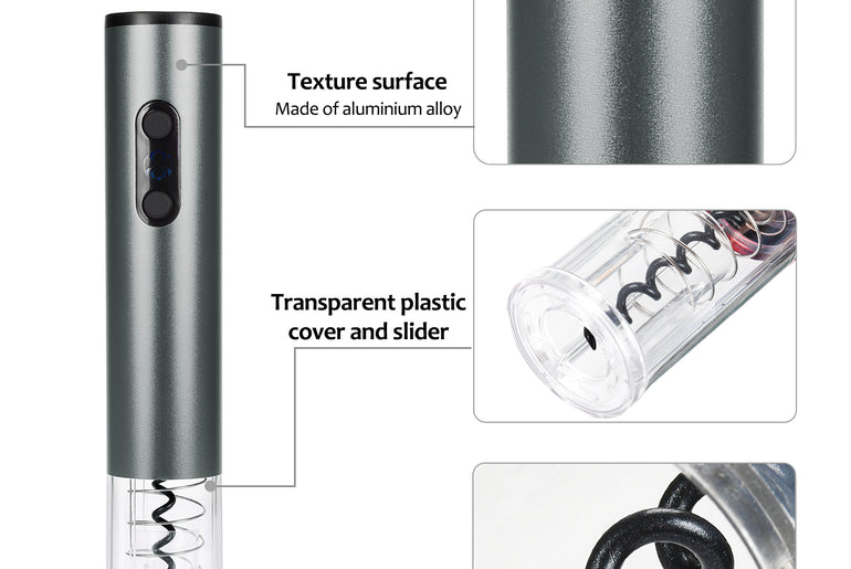 Kato by Tirrinia 6pcs Air Pressure Wine Opener for Family Party