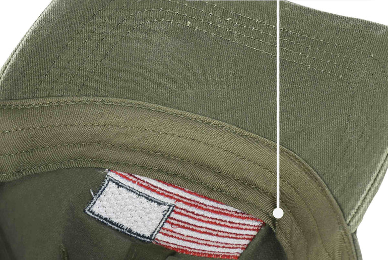 Solaris by Tirrinia American Flag Baseball Cap side view