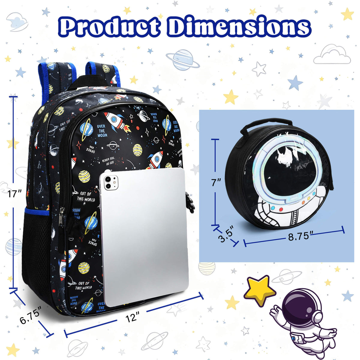 Solaris Kids Backpack Set – Built for School, Designed for Everyday Adventures