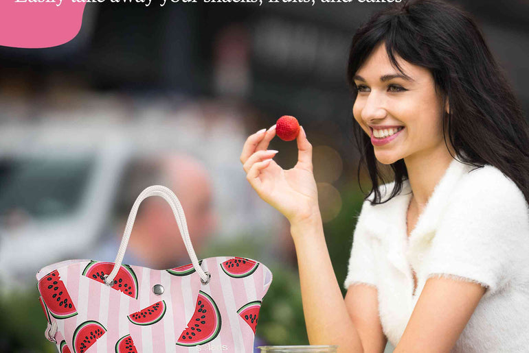 Solaris By Tirrinia Drawstring Cute Small Tote Lunch bag for Girls product image 5