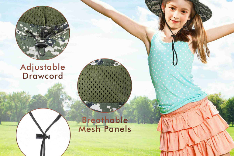Solaris by Tirrinia Kids Sun Hat UPF 50+ – Adjustable Outdoor Hat for Toddlers & Children