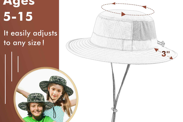 Solaris by Tirrinia Kids Sun Hat UPF 50+ – Adjustable Outdoor Hat for Toddlers & Children